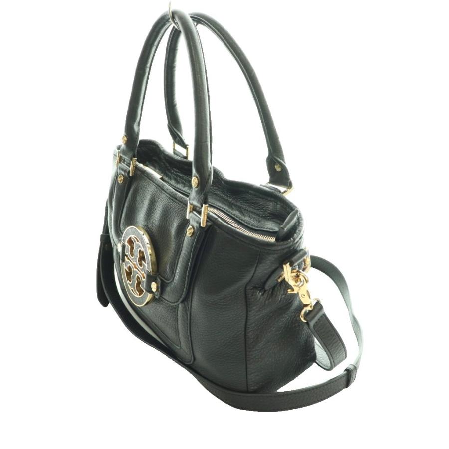 希少美品　トリーバーチ　Amalie 2way ボストンバッグ　アマンダ　シボ革 TORY BURCH（トリーバーチ） アマンダ Amanda ホーボーバッグ 2WAY