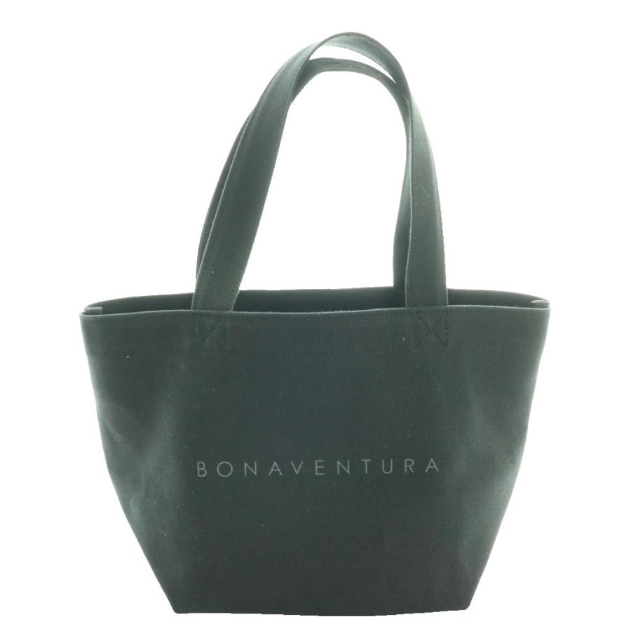 ボナベンチュラ BONAVENTURA ハンドバッグ キャンバス 黒 ブラック /SS 