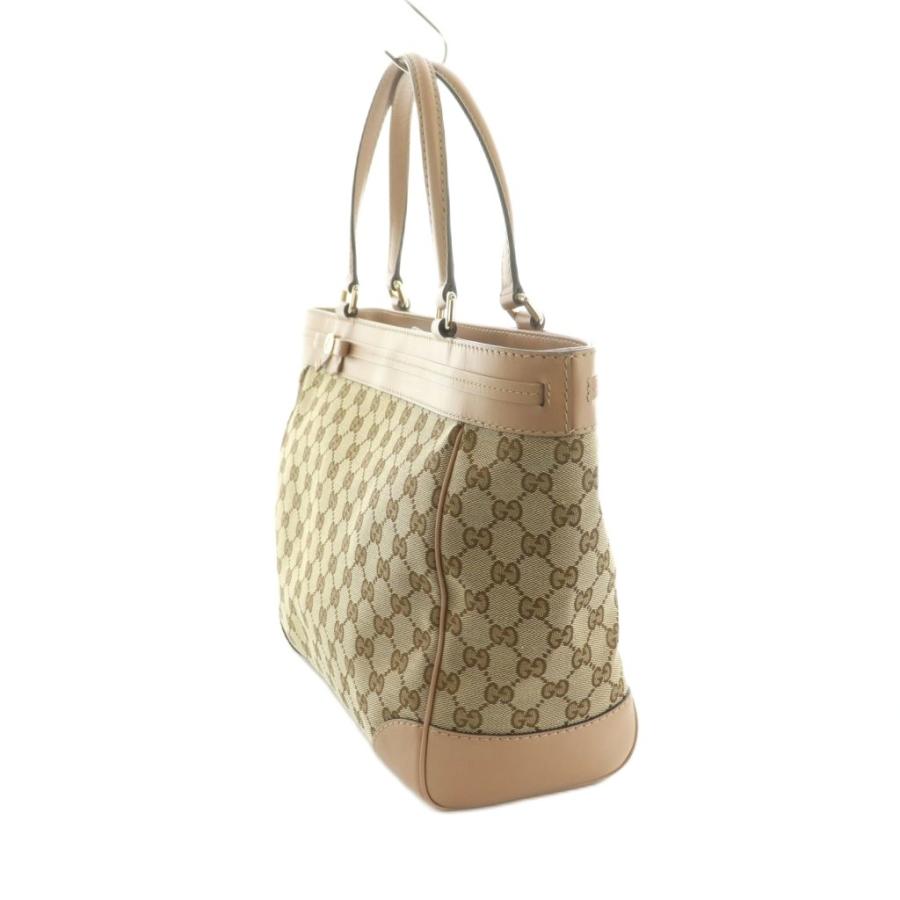 GUCCI（グッチ） GUCCI GGキャンバス レザー トートバッグ モノグラム 