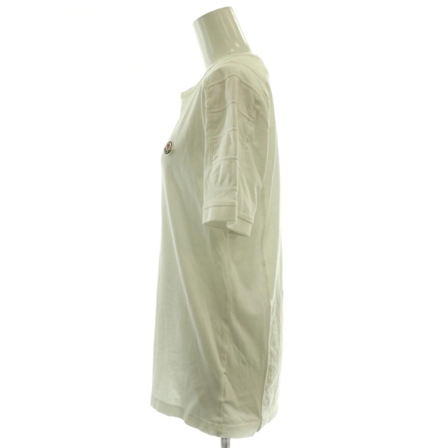 モンクレール MONCLER ロゴワッペンS/STシャツ カットソー コットン M 白 80005-00-82565 /CX ■OS ■AD レディース | MONCLER | 01