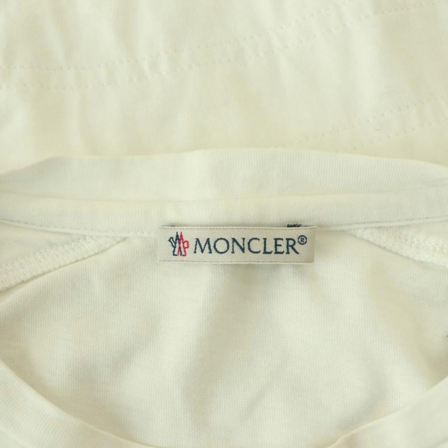 モンクレール MONCLER ロゴワッペンS/STシャツ カットソー コットン M 白 80005-00-82565 /CX ■OS ■AD レディース | MONCLER | 03