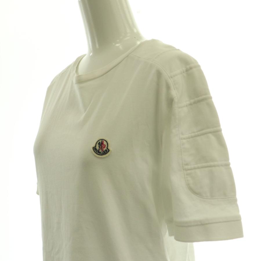 モンクレール MONCLER ロゴワッペンS/STシャツ カットソー コットン M 白 80005-00-82565 /CX ■OS ■AD レディース | MONCLER | 04