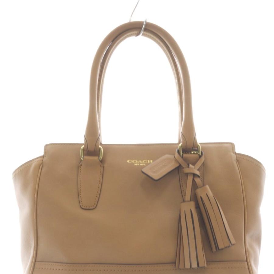 COACH（コーチ） レザー ハンドバッグ トートバッグ 茶色 ブラウン