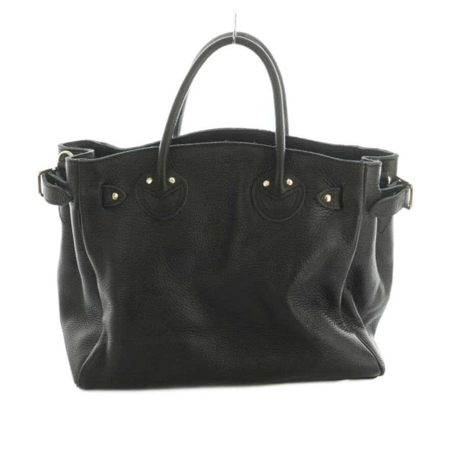 ヤングアンドオルセン YOUNG & OLSEN EMBOSSED LEATHER BELTED TOTE