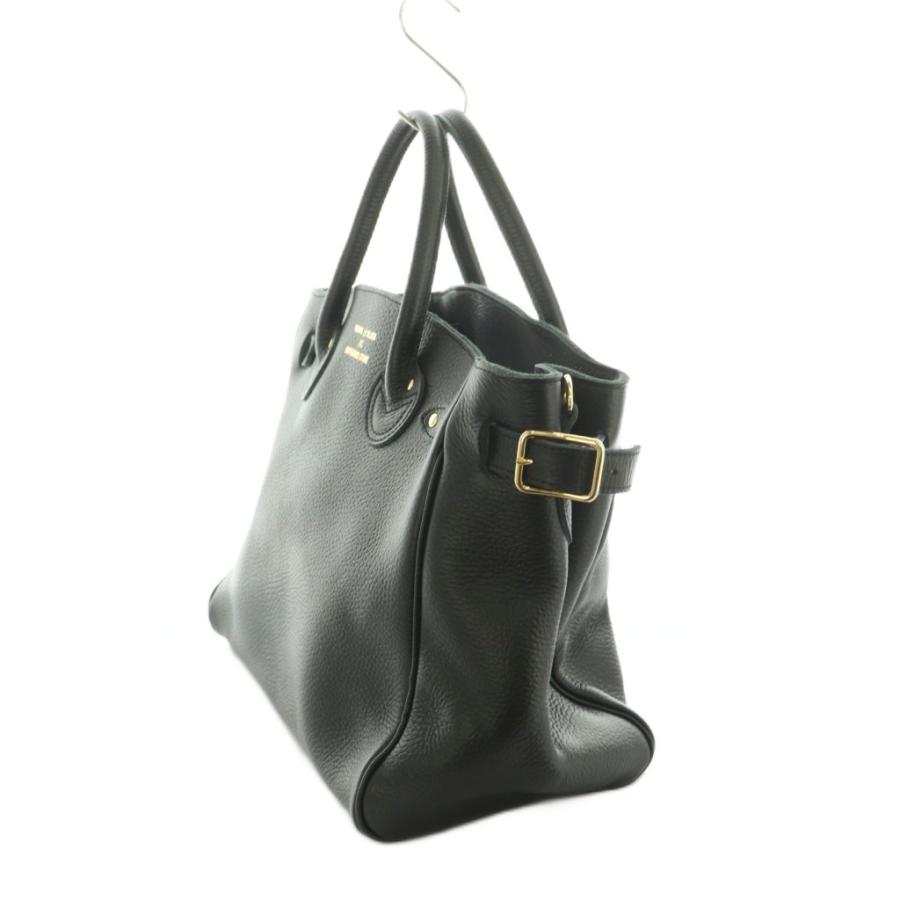 ヤングアンドオルセン YOUNG & OLSEN EMBOSSED LEATHER BELTED TOTE