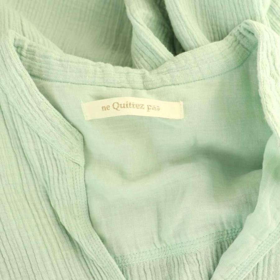 ヌキテパ NE QUITTEZ PAS! 24AW Double Gauze Big Shirts Dress