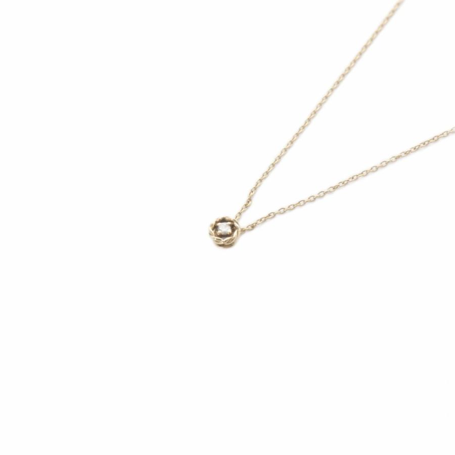 スタージュエリー STAR JEWELRY ネックレス K10 ダイヤ0.02ct ゴールド 