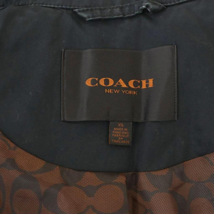 COACH（コーチ） トレンチコート ベルト付き XS ブラック /HK □OS