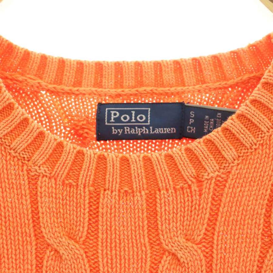 ポロ ラルフローレン POLO RALPH LAUREN 半袖 ケーブルニット セーター