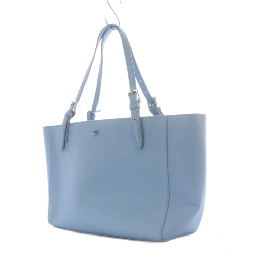 トリーバーチ TORY BURCH YORK SMALL BACKLE TOTE トートバッグ レザー ブルー /YO6 レディース_4