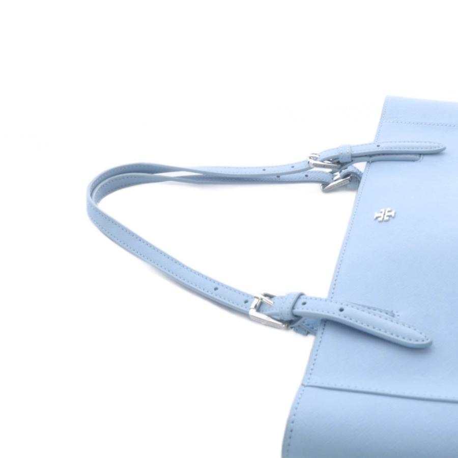 トリーバーチ TORY BURCH YORK SMALL BACKLE TOTE トートバッグ レザー ブルー /YO6 レディース_6