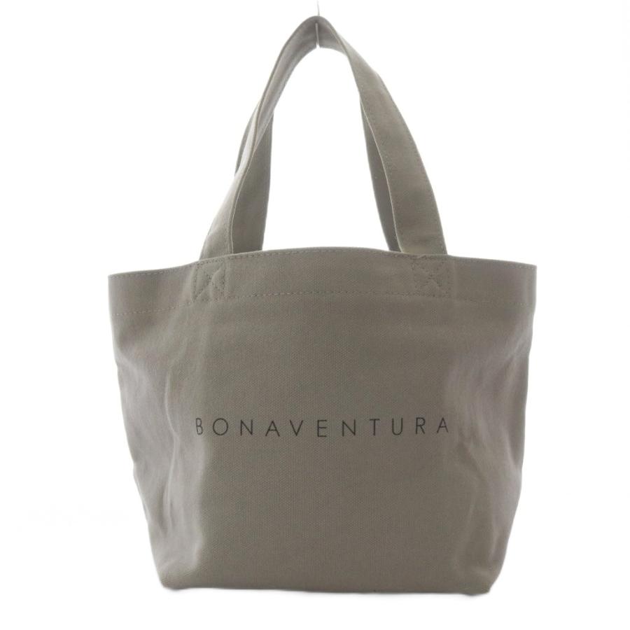 ボナベンチュラ BONAVENTURA トートバッグ ロゴ キャンバス グレー 