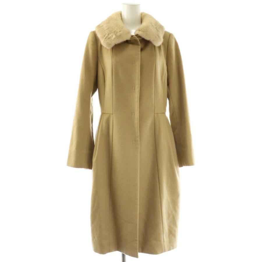 フォクシー ブティック FOXEY BOUTIQUE カシミヤ ミンクファー コート 