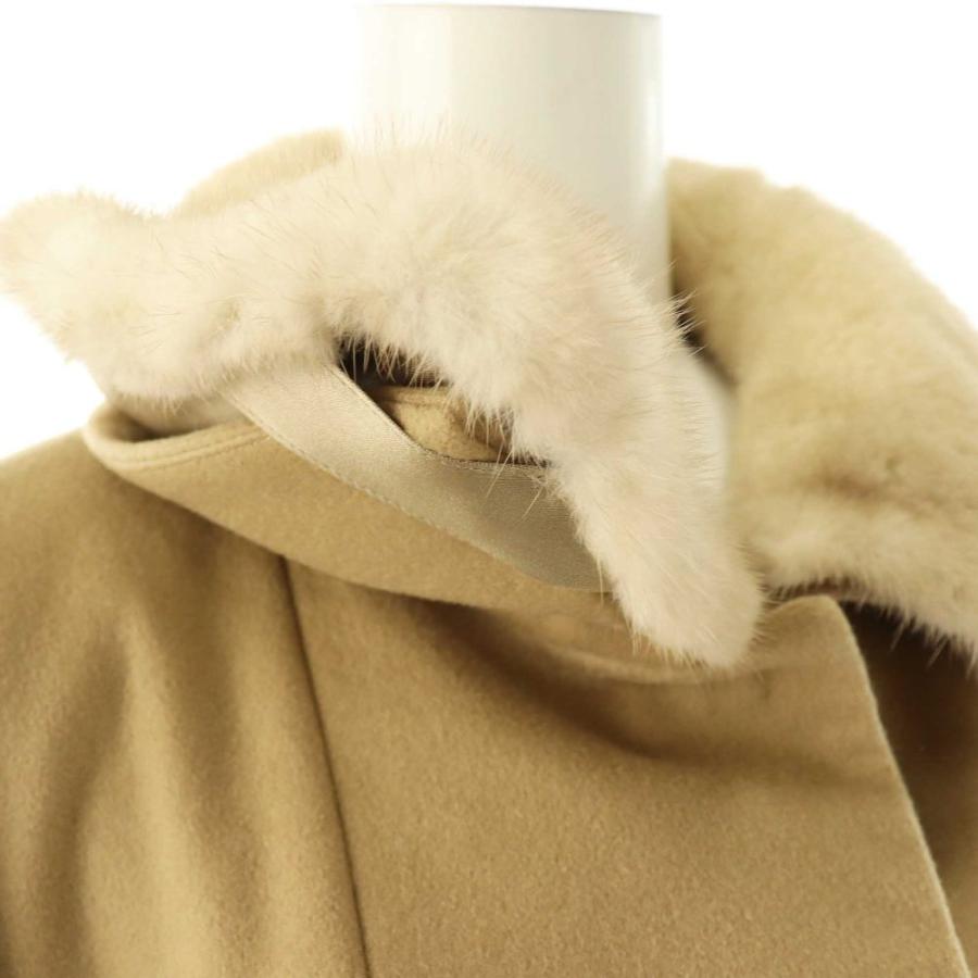 フォクシー ブティック FOXEY BOUTIQUE カシミヤ ミンクファー コート 