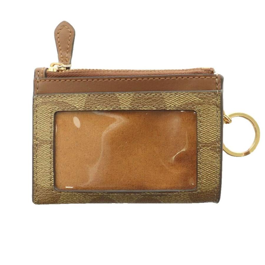 COACH（コーチ） ミニ スキニー ID ケース・シグネチャー キャンバス 