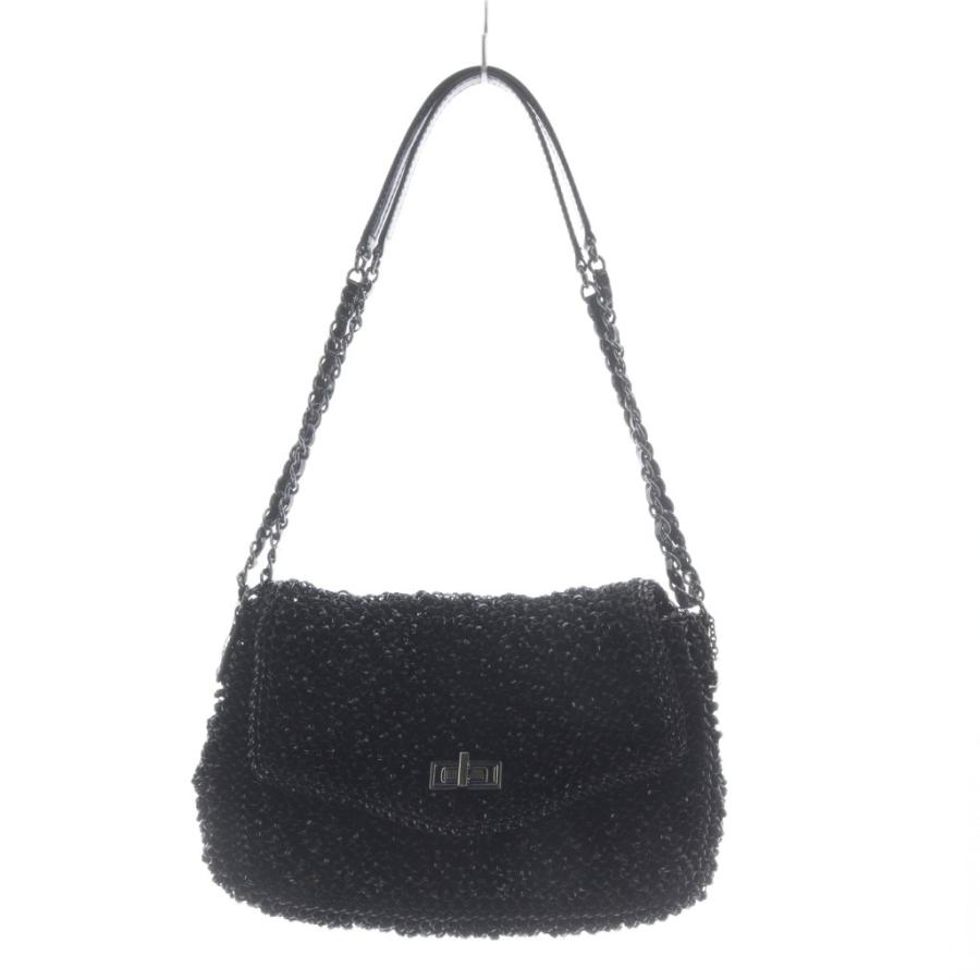 【美品】ANTEPRIMA ルッケット ブラック ショルダーバッグ ANTEPRIMA（アンテプリマ） ルッケット LUCCHETTO ワイヤーバッグ