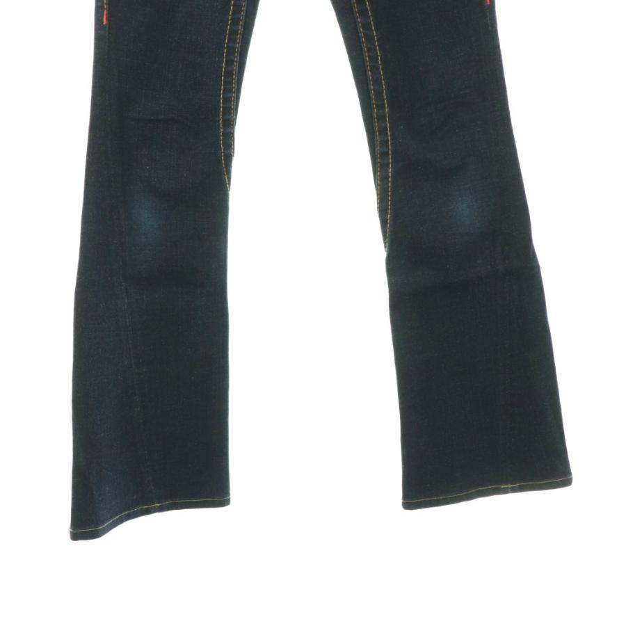 美品　トゥルーレリジョン　ベルボトムローライズデニム　W27　USA製 トゥルーレリジョン TRUE RELIGION JOEY ローライズ フレアデニム