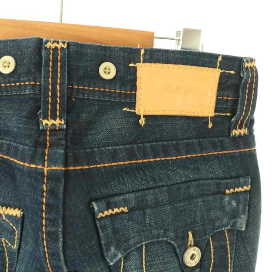 トゥルーレリジョン TRUE RELIGION ステッチデザイン ボタンフライ