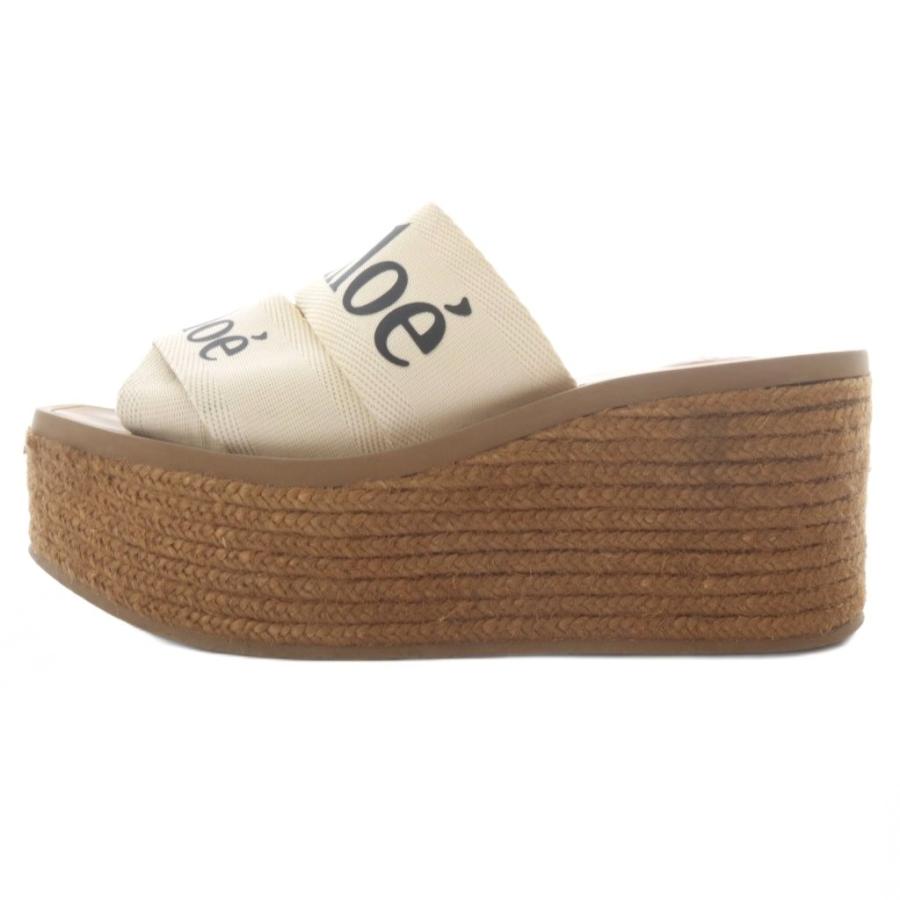 Chloe（クロエ） CHLOE Woody ウェッジエスパドリーユ サンダル 36
