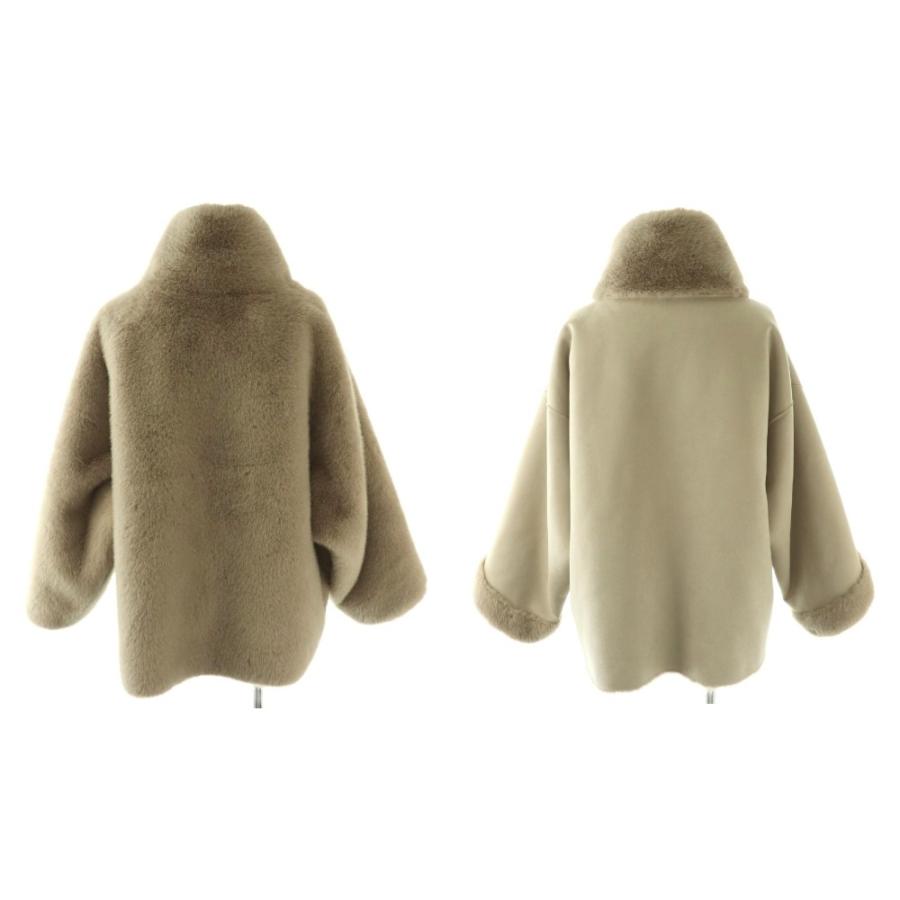 バーニーズニューヨークフェイクファーコート バーニーズニューヨーク BARNEYS NEW YORK フェイクファーショート