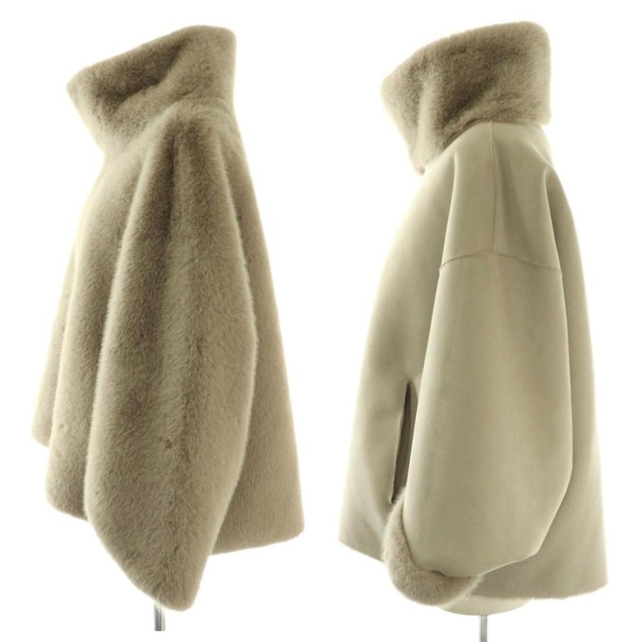 バーニーズニューヨーク BARNEYS NEW YORK フェイクファーショート