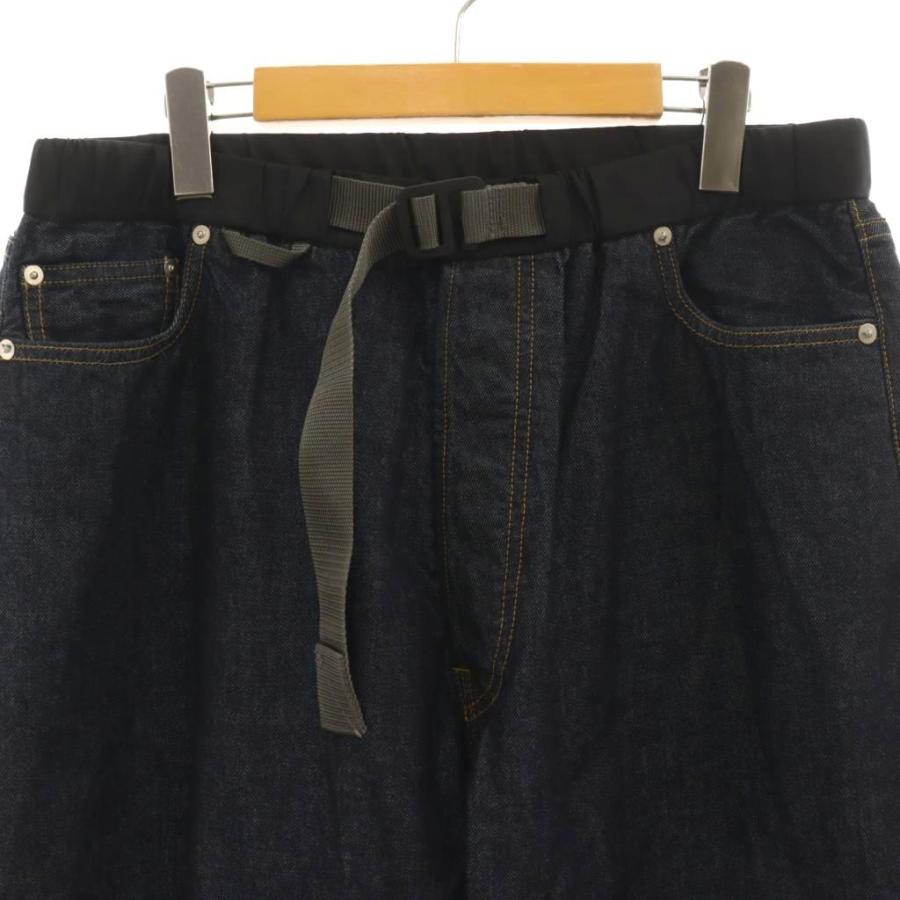 kolor beacon⭐️デニムショーツ　切替デザイン　サイズ2 カラービーコン kolor BEACON 26SS デニムパンツ ジーンズ 2
