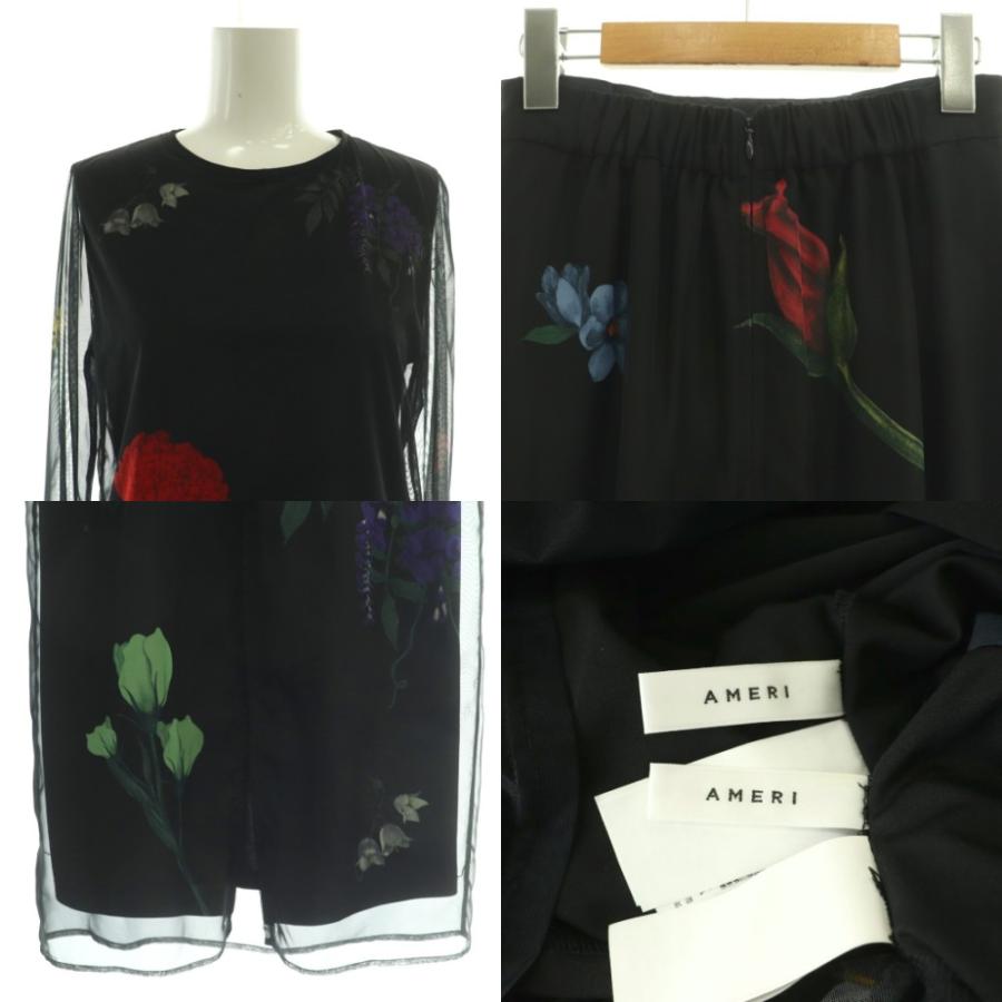 アメリヴィンテージ Ameri VINTAGE 24AW AMANDA SHEER SET DRESS