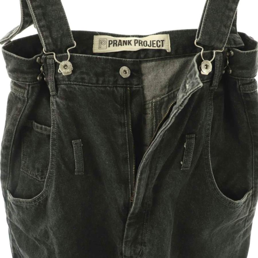 プランクプロジェクト PRANK PROJECT Loose Waist Two-way Salopette Pants デニムパンツ サロペット ダメージ加工 F ブラック /HK ■OS レ_2