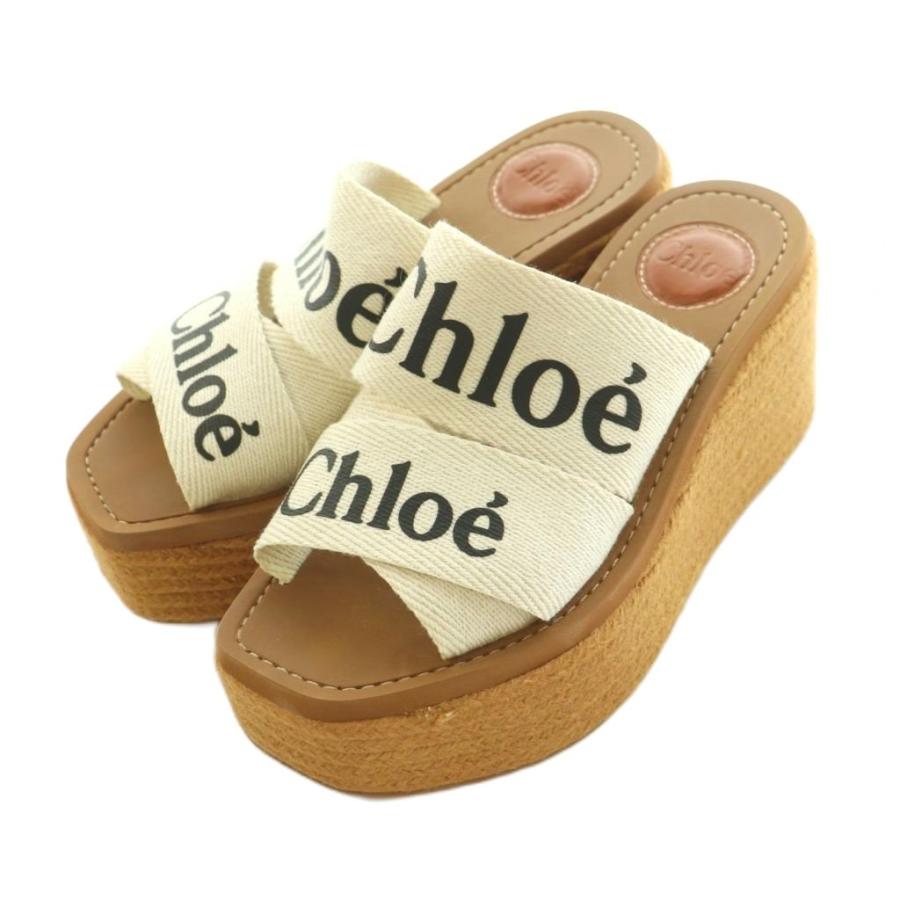 Chloe（クロエ） CHLOE Woody サンダル 厚底 ウェッジソール 35 22.0cm 