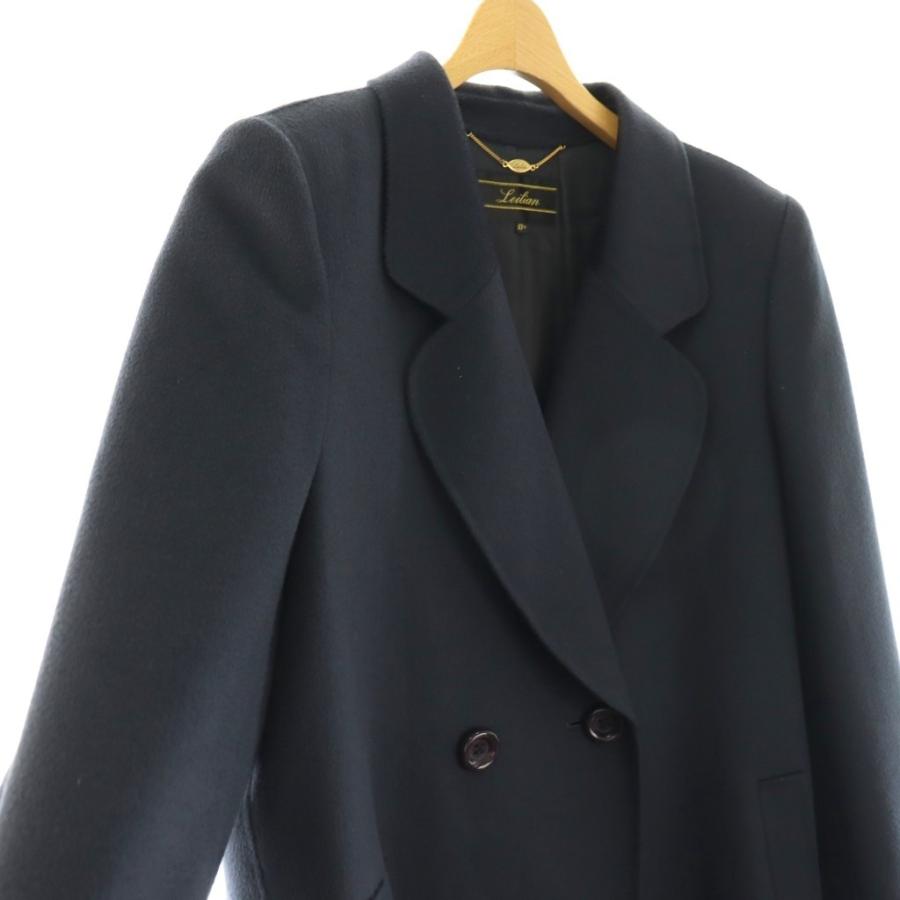 レリアン Leilian ウールコート アウター ロング チェスター 13+