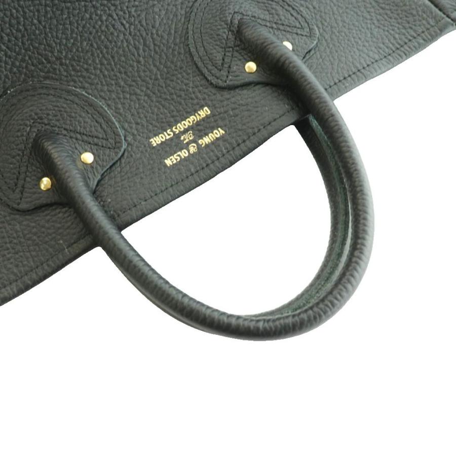 ヤングアンドオルセン YOUNG & OLSEN エンボスレザー トートバッグ M