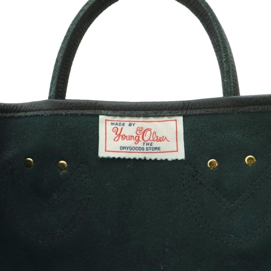 ヤングアンドオルセン YOUNG & OLSEN エンボスレザー トートバッグ M