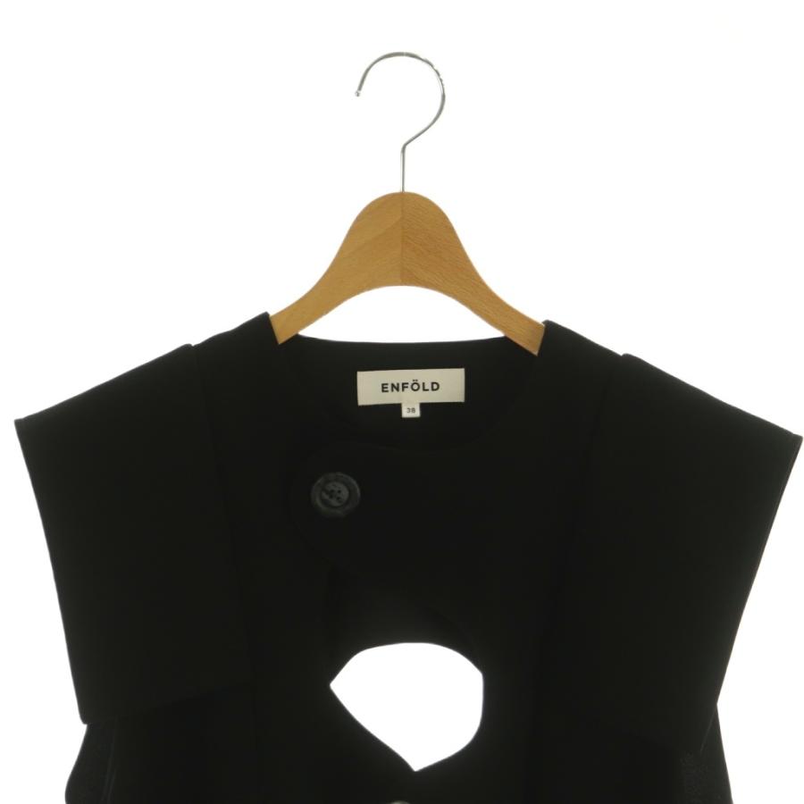 エンフォルド ENFOLD 24SS SCALLOPED JUMPER-SKIRT ジャンパースカート