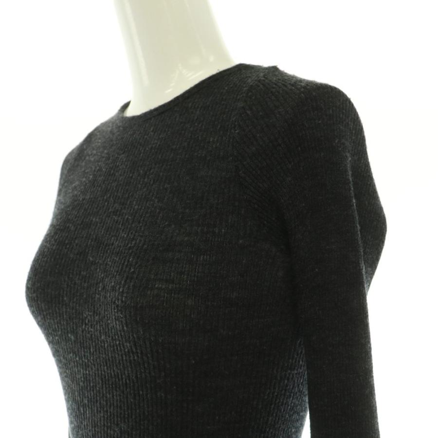 オーラリー AURALEE 24AW WOOL SOFT RIB CREW NECK ウールソフトリブ 