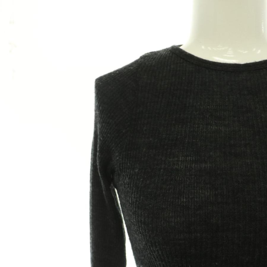 オーラリー AURALEE 24AW WOOL SOFT RIB CREW NECK ウールソフトリブ