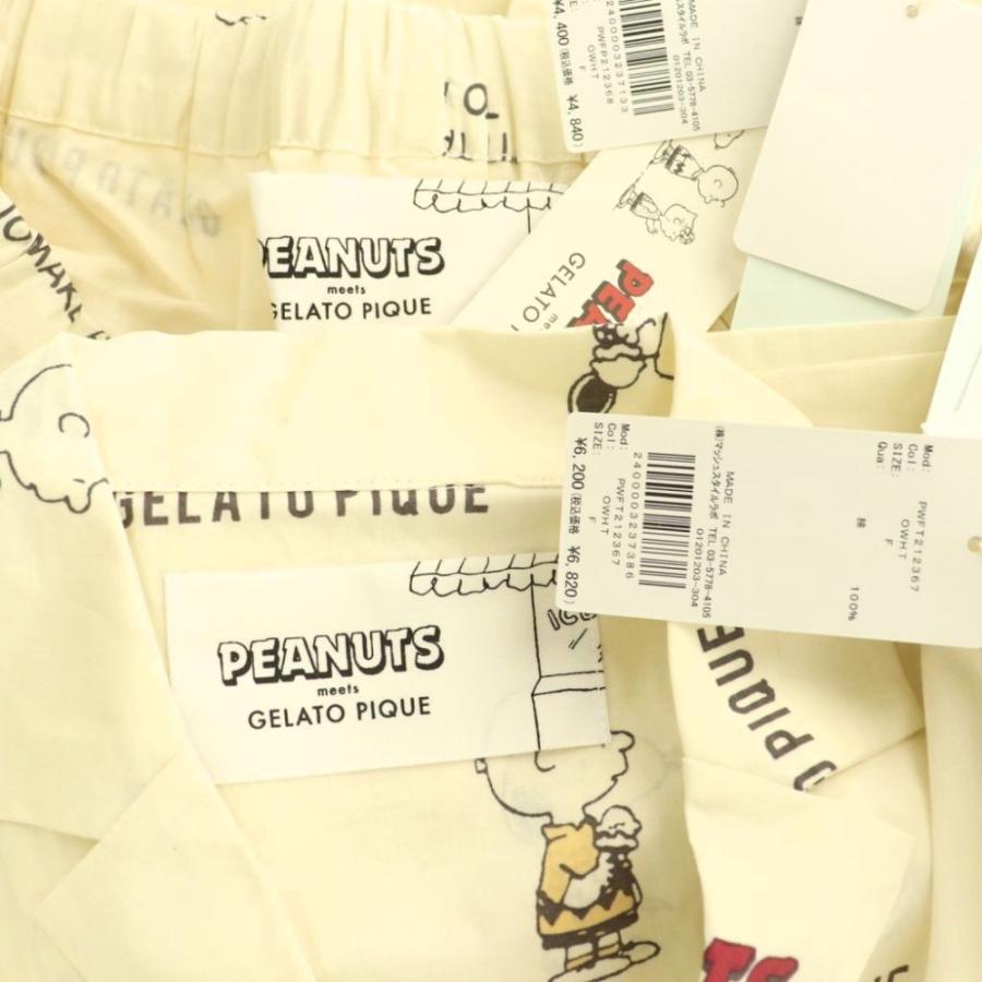 未使用品 ジェラートピケ gelato pique PEANUTS スヌーピー ルーム