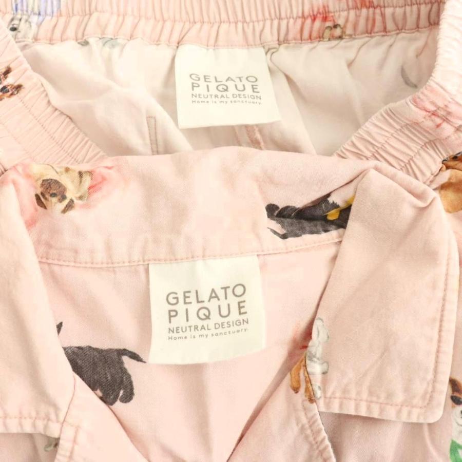 ジェラートピケ gelato pique 25SS UNISEX SUMMER DOG 総柄シャツ