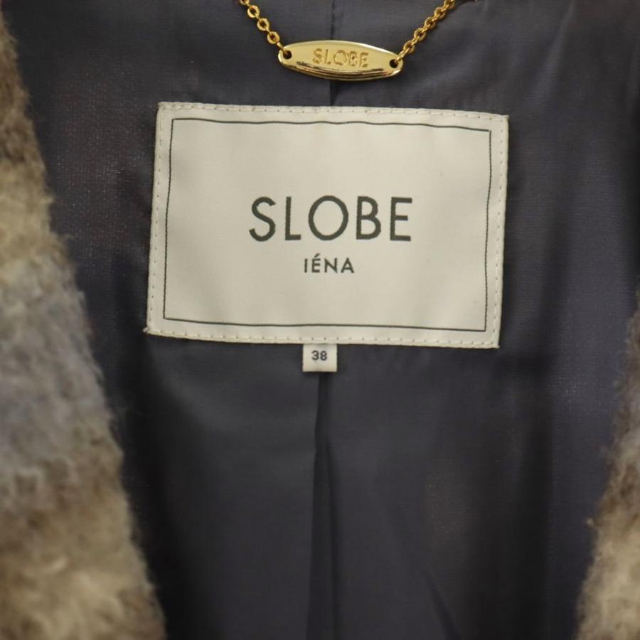 スローブ イエナ SLOBE IENA チェックロングコート アウター ウール混
