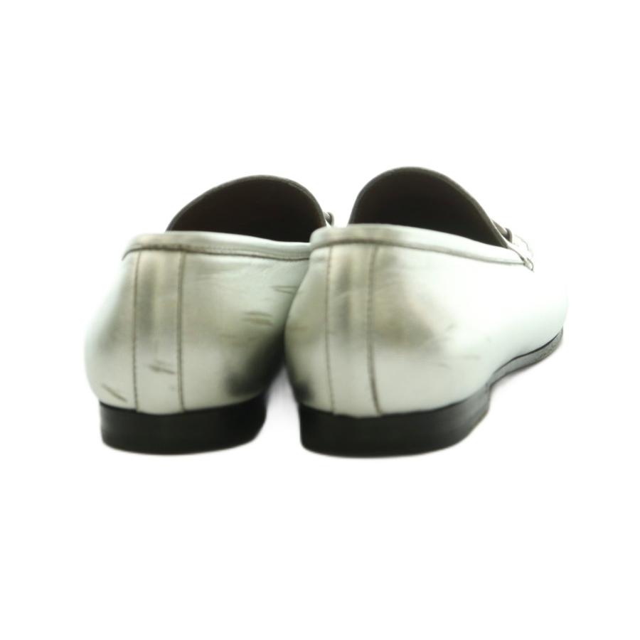 GUCCI（グッチ） GUCCI DIY ローファー ホースビット メタリックレザー 