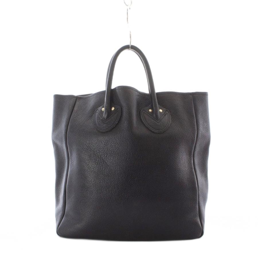 ヤングアンドオルセン YOUNG & OLSEN トートバッグ レザー 本革 黒 