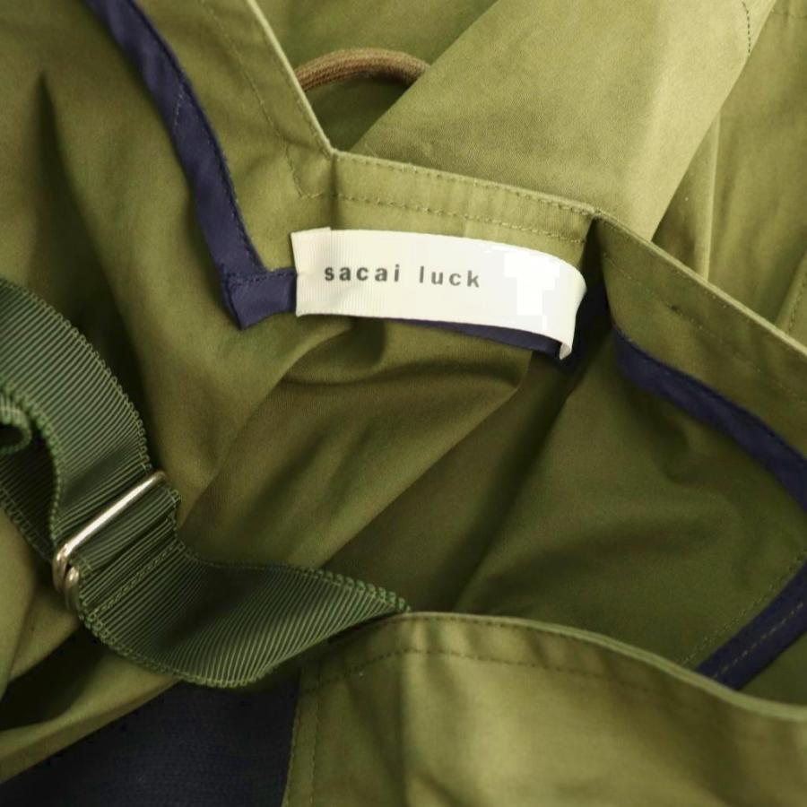 sacai luck サカイ ニット切り替え ドッキング ライダース ジャケット