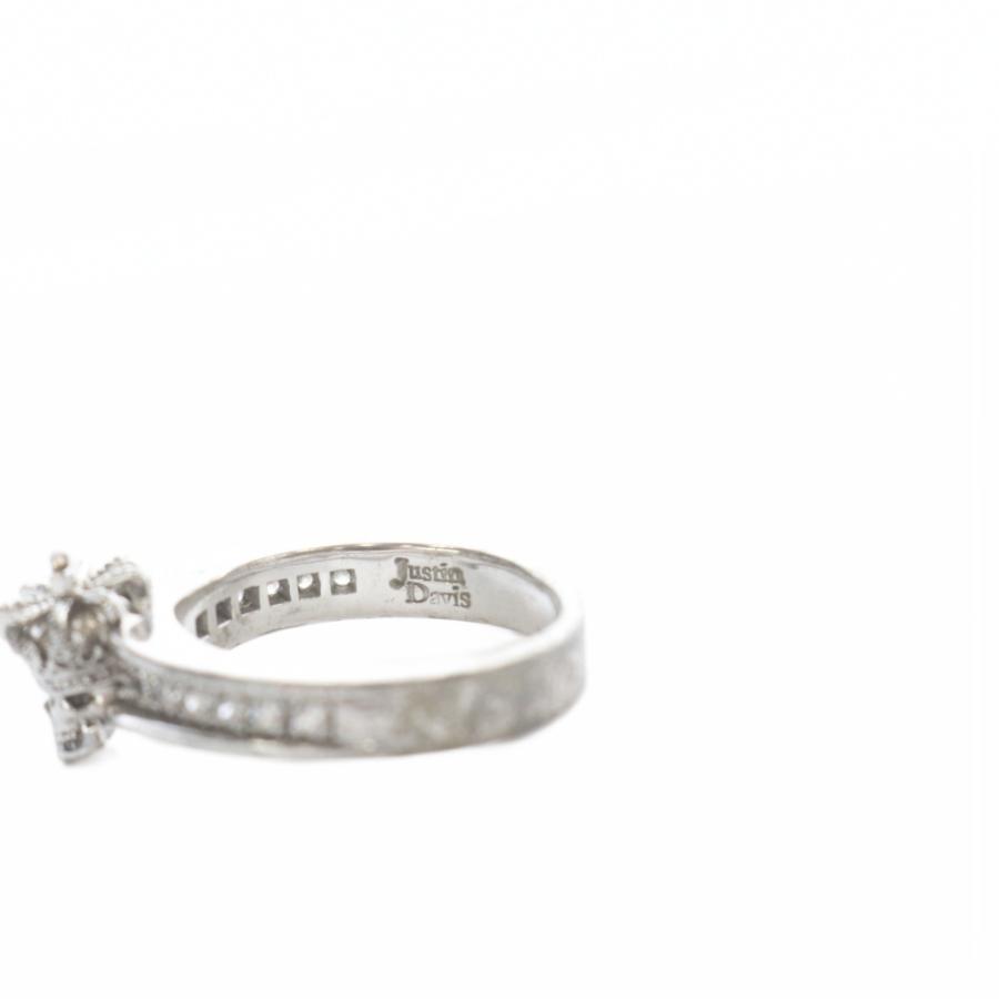 ジャスティンデイビス Justin Davis 指輪 SV Tiny Skull Band Ring