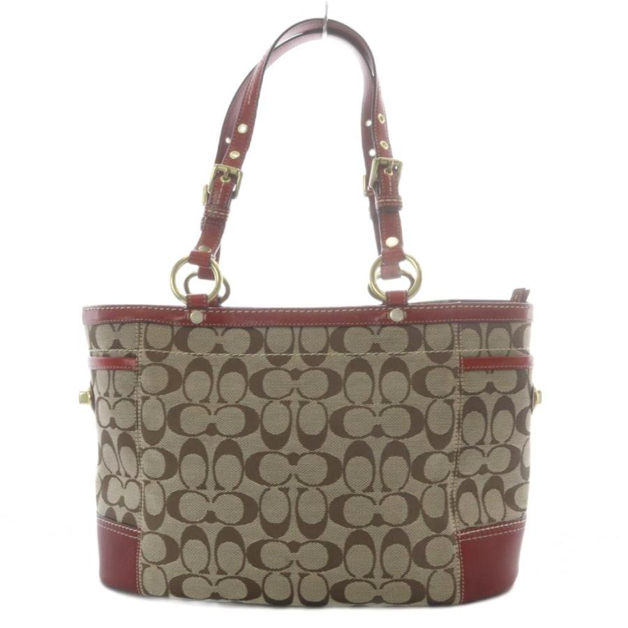 COACH（コーチ） トートバッグ シグネチャー キャンバス レザー 