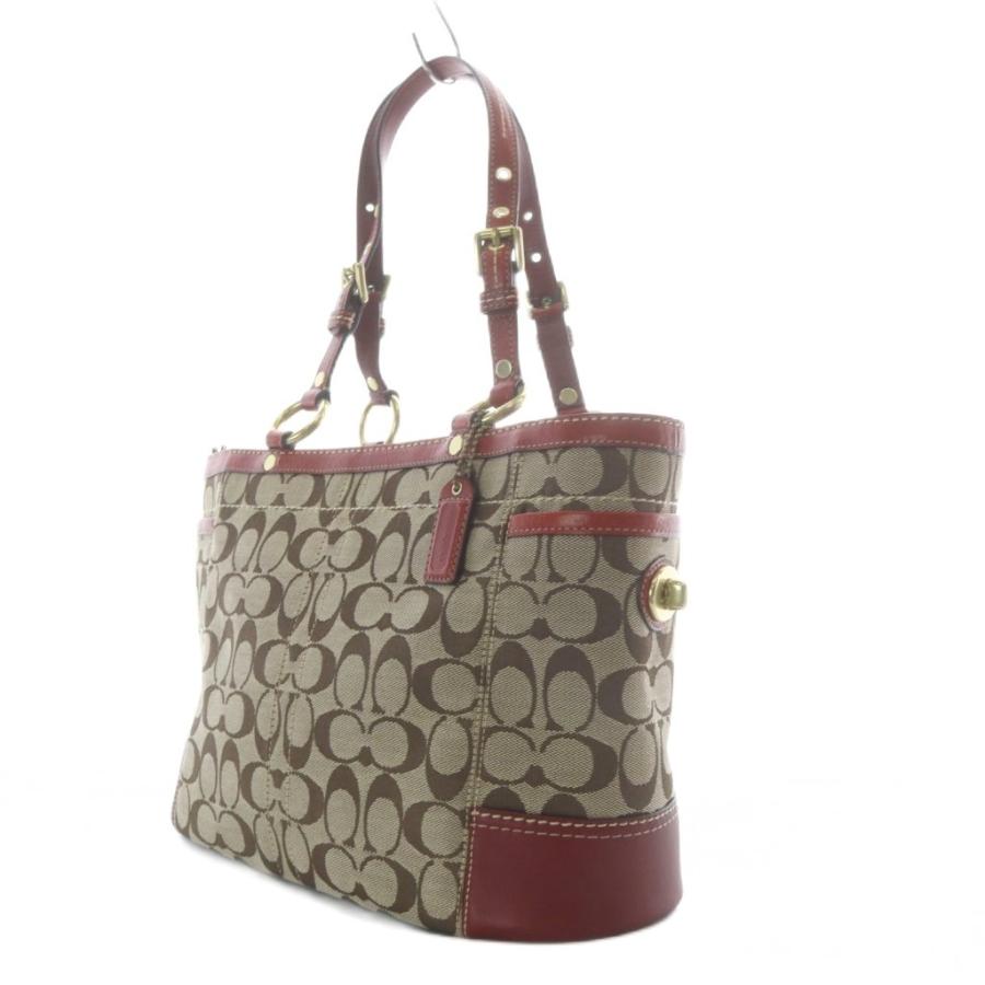 COACH（コーチ） トートバッグ シグネチャー キャンバス レザー 