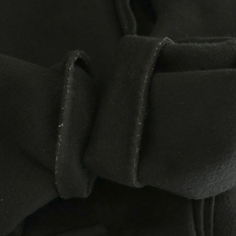 オーラリー AURALEE A25AB02CN CASHMERE MELTON HAND SEWN BLOUSON ブルゾン ジャケット アウター カシミヤ 4 黒 ブラック /NR ■OSの画像