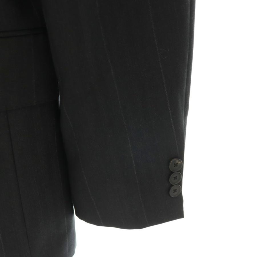 未使用品 オーラリー BLUEFACED WOOL JACKET ジャケット テーラード 総裏地 4 チャコールブラック オフホワイト A26SJ01BA /DO ■OSの画像
