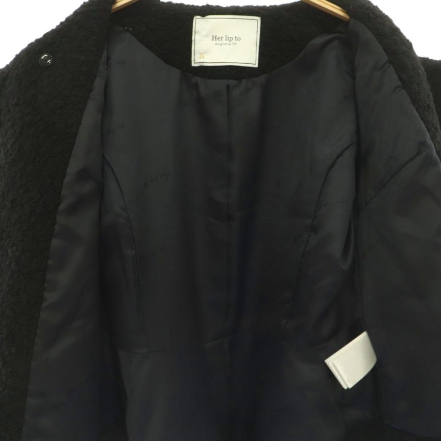 Herlipto Elise Boucle Peplum Coat 未使用 Her lip to ハーリップトゥ Her lip to 25AW Elise Boucle Peplum Coat