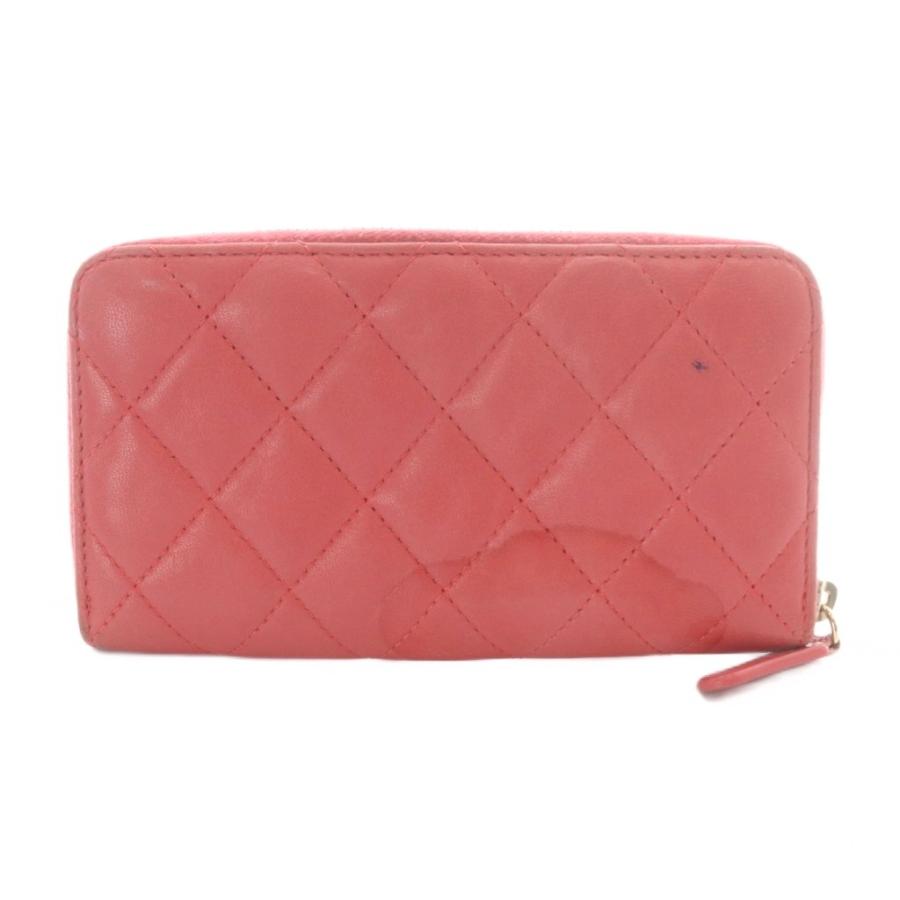 CHANEL（シャネル） ココマーク マトラッセ ラウンドファスナー 