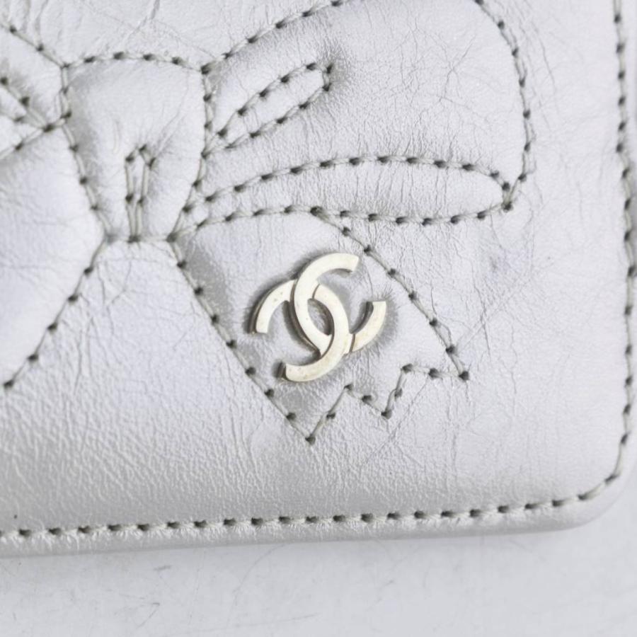 CHANEL（シャネル） バッグチャーム ココマーク リボンモチーフ レザー