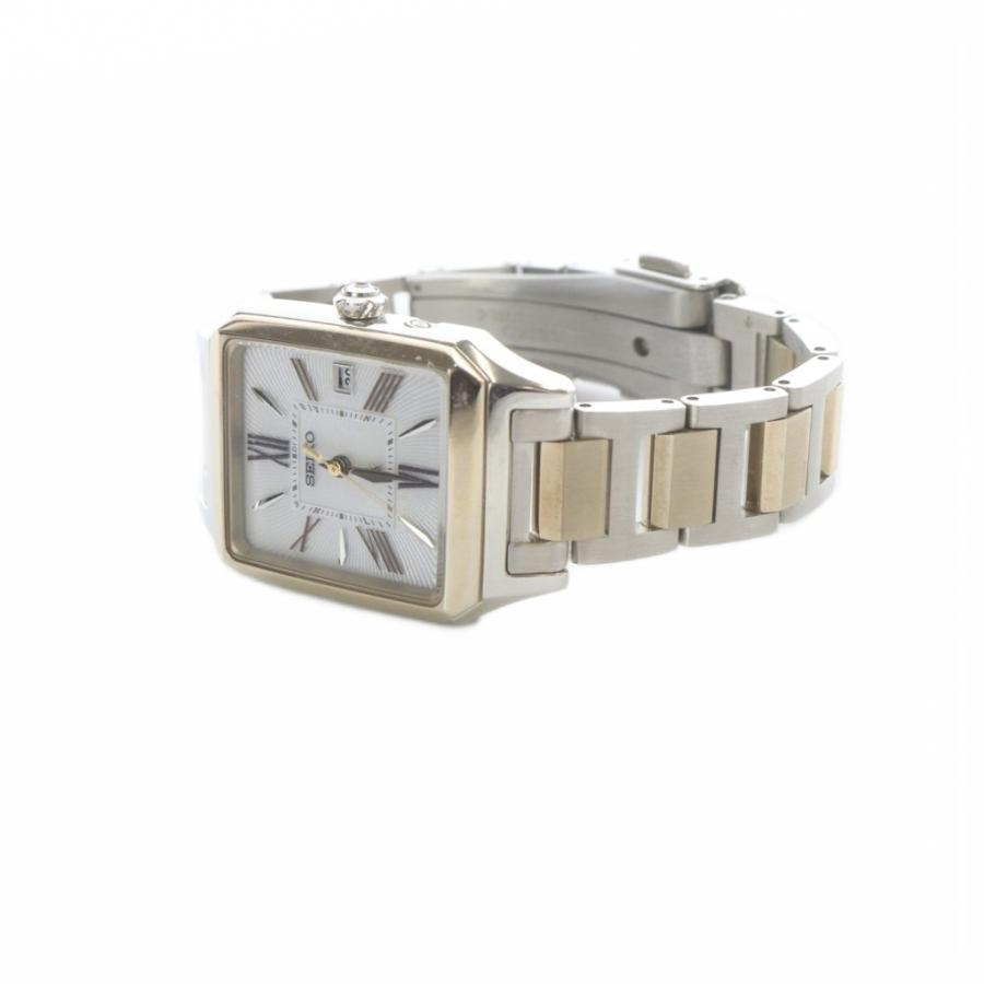 SEIKO セイコー ルキア 電波ソーラー 1B32-0BB0 セイコー SEIKO ルキア 腕時計 3針 ソーラー シルバー色 ゴールド色